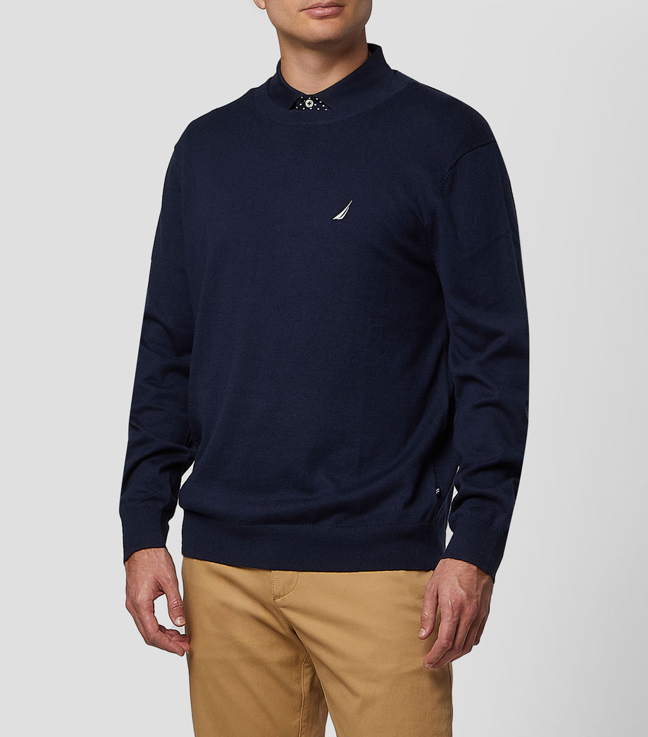 Suéter cuello redondo Hombre